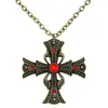 Image de collier chaine croix vampire adulte - chaks 11090