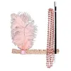 Image de 3 accessoires déguisement charleston rose femme - - rose - générique 11216