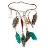 Image de bandeau indien plumes paon adulte - chaks 11248