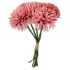 Image de bouquet 6 dahlias artificiel 26cm vieux rose - chaks 11571-03