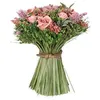 Image de bouquet champêtre roses artificielles 20cm - chaks 11605