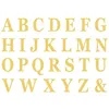 Image de 48 lettres capitales carton adhésif 13.5cm or - chaks 11714-81