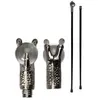 Image de canne noire en métal boule de cristal 93cm - chaks 11844