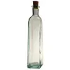 Image de bouteille verre carré 18cm transparent - chaks 11960