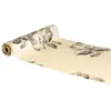 Image de chemin de table velours fleurs 28cmx3m crème - chaks 12039