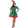 Image de Déguisement Lutine rouge/vert, taille adulte S - S - 36/38 Chaks