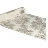 Image de chemin de table tissu palmier or 30cmx3m écru - chaks 12326