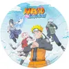 Image de 8 assiettes carton naruto shippuden 23cm bleu - générique 12802-na