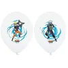 Image de 6 ballons latex naruto kakashi shippuden 27cm - générique 12823-na