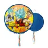 Image de piñata à tirer rond dragon ball super 40cm bleu - générique 12815-db
