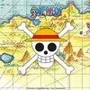 Image de 20 serviettes papier one piece carte trésor 33cm jaune - générique 12801-on