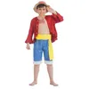 Image de déguisement luffy chapeau paille one piece garçon - 9/10 ans - rouge - générique c4612140