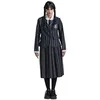 Image de Déguisement Uniforme Noir & Gris Mercredi - Femme - S Chaks