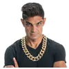 Image de collier fantaisie chaine large rappeur 70cm or - générique 13446