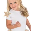 Image de baguette fée étoile or pailleté 10x36cm rose - générique 13476