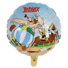 Image de ballon aluminium rond astérix obélix idéfix 43cm - générique 12821-ax