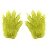 Image de gants grinch croque-mitaine poilu vert adulte - générique 13857