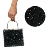 Image de sac velours sequin 18x4.5x25cm noir - générique 14062