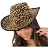 Image de chapeau de cowboy pelage léopard adulte - générique 14065