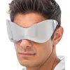 Image de paire de lunettes festives futuriste argent adulte - générique 14075