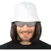 Image de bob blanc perruque noir lorenzo rap adulte - générique c4717-no