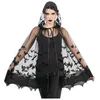 Image de Cape à Capuche Chauve-souris 78 cm - Noir Chaks