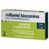Image de Biocanina Vermifuge Milbetel Chat Arôme Viande Comprimés x 2