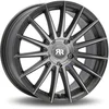 Image de Jante Alu Racer Monza - 19 Pouces - Gunmetal Face Polie