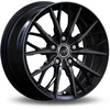Image de Jante Alu Infiny Spike Noir Poli - 17 Pouces - Noir Poli