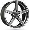 Image de Jante Alu Racer Artic Evo Gris Face Polie - 17 Pouces - Gris Polie
