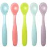 Image de 5 cuillères souples et douces multicolore - badabulle