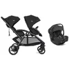 Image de Poussette DUO EVALITE double + I-gemm 3 Shale - JOIE - Noir
