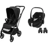 Image de MAXI COSI - Poussette Duo Leona 2 Pebble 360 Pro 2 Twillic Black Maxi Cosi