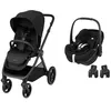 Image de MAXI COSI - Poussette Duo Oxford Pebble 360 Pro 2 Twillic Black Maxi Cosi