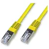 Image de NoName Câble/Cordon réseau RJ45 Catégorie 6 FTP (F/UTP) Droit 1m (Jaune) (F/UTP, CAT6, 1 m), Câble réseau