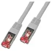 Image de NoName Câble/Cordon réseau RJ45 Catégorie 6 SSTP (S/FTP) Droit 2m (Gris) (S/FTP, CAT6, 2 m), Câble réseau