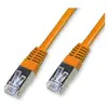 Image de NoName Câble/Cordon réseau RJ45 Catégorie 6 FTP (F/UTP) Droit 1m (Orange) (F/UTP, CAT6, 1 m), Câble réseau