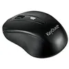 Image de KeyOuest Office - Souris - optique - sans fil - 2.4 GHz - récepteur sans fil USB - noir