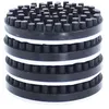 Image de Pack de 4 Absorbeurs anti-vibrations Enova Hifi Turn PAD 10 pour platine vinyle et enceintes Hi-Fi Noir