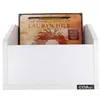 Image de Meuble Enova Hifi Vinyle Box 120wh pour 120 vinyles Blanc
