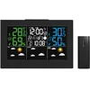 Image de FISHTEC Station Meteo LCD Couleurs avec Capteur Exterieur Sans Fil - Previsions Meteo J+3 - Grand Ecran LCD - Fonction Calendrier, Horloge, Alerte Gel