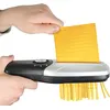 Image de FISHTEC Destructeur de Documents Electrique - Portatif/Compact ? Déchiqueteuse Broyeur Papier Découpe Rapide Alimentation : Pile/USB 26 x 8 CM (Gris et Noir)