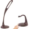 Image de Lampe de Bureau FISHTEC LED Inclinable Commande Tactile Effet Bois