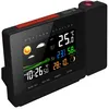 Image de FISHTEC Station Meteo sans Fil avec Capteur Exterieur - Ecran Couleur et Projection - Heure, Temperature, Humidite, Previsions Meteo - Pile Noir