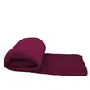 Image de Couverture, plaid polaire 220 x 240 cm en flanelle ultra doux - Prune