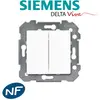 Image de Siemens - double va et vient blanc delta viva