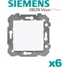 Image de Siemens - lot de 6 va & vient blanc delta viva