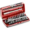 Image de Facom, Clé à douille + douilles, Jeu de clés à douille 1/4 pouce R.180, 31 pcs.