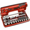 Image de Coffret douilles 1/2'' 6 pans métriques - 21 pièces FACOM S.161DBOX1PB