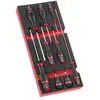Image de Facom, Tournevis, Module de 9 tournevis PROTWIST, insert en mousse (Escale, évidement transversal)